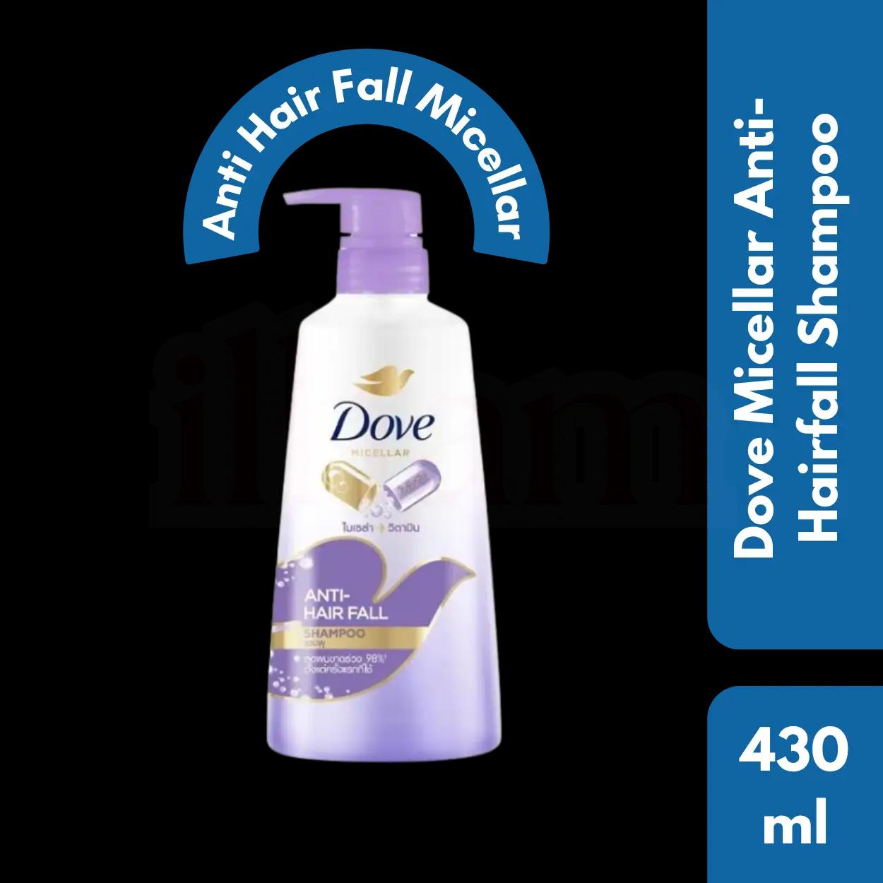 Dove Micellar Anti-Hairfall Shampoo – 430ml (Made in Thailand)