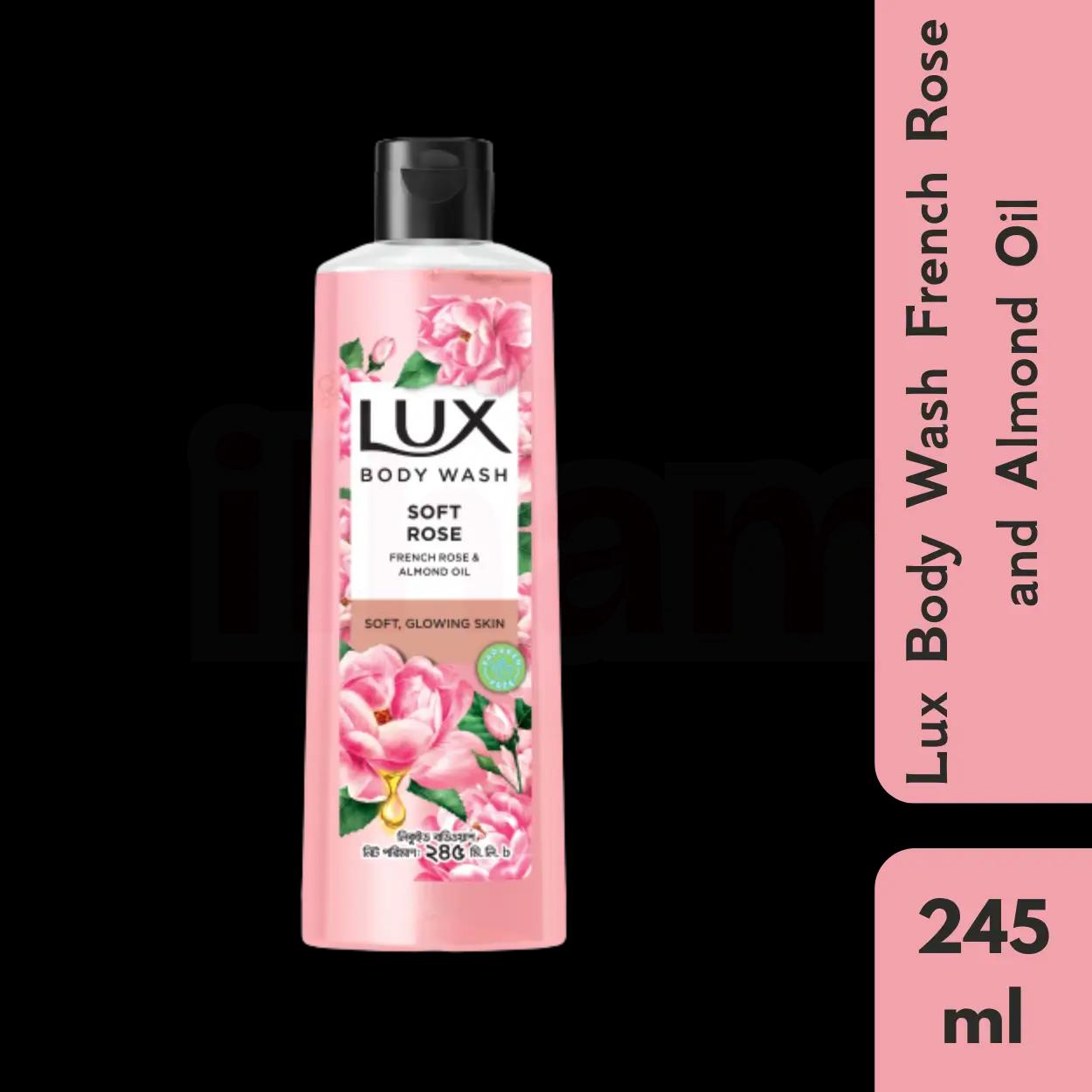Lux Body Wash French Rose and Almond Oil for Soft Skin 245ml